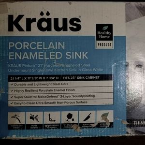 Kraus kitchen sink